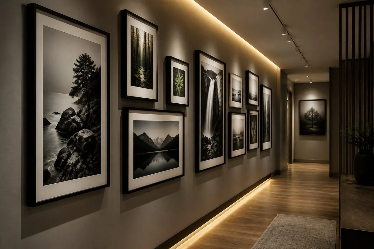 ✨ Transformer une zone de passage en galerie d'art vivante