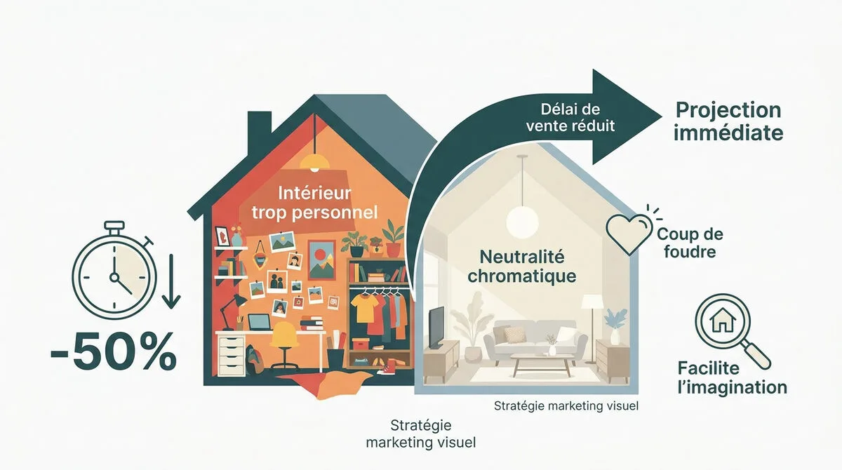 Infographie dépersonnalisation immobilière