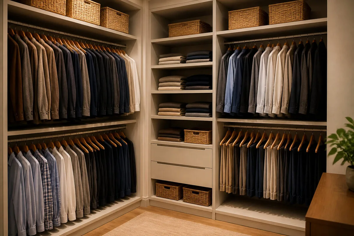 Secrets d'organisation pour une penderie visuellement apaisante ☁️
