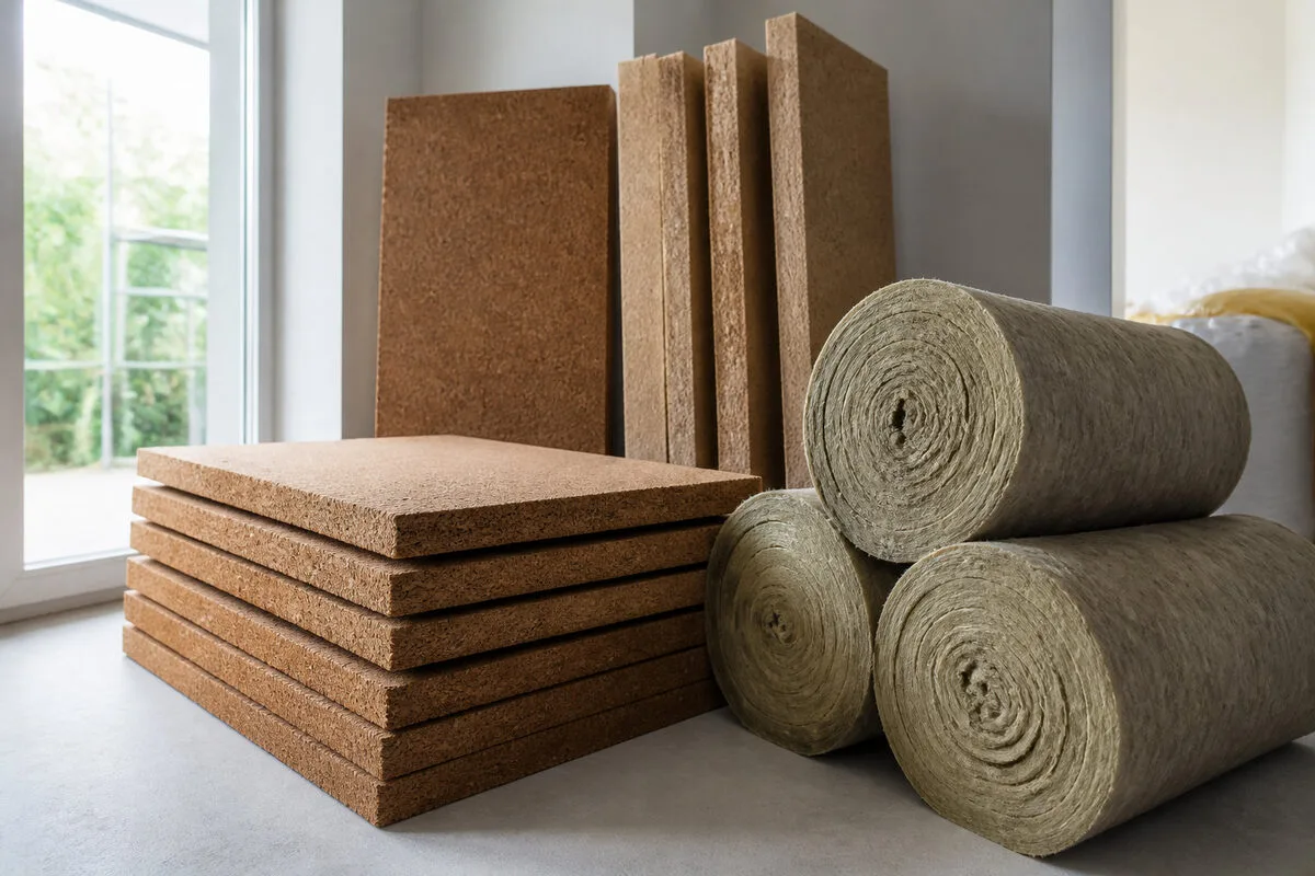 5 matériaux biosourcés et classiques pour un cocon thermique 🌿