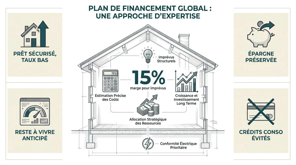 Expertise immobilière et plan de financement pour travaux de rénovation