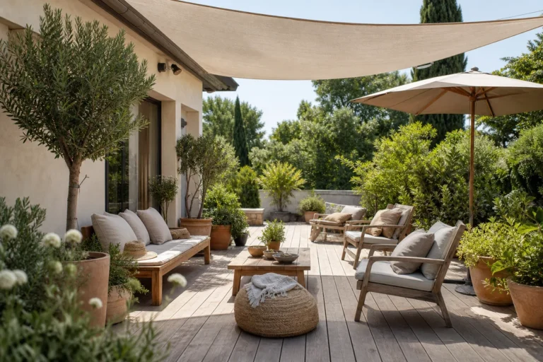 Terrasse trop chaude : créer un extérieur plus confortable sans tout refaire — couverture